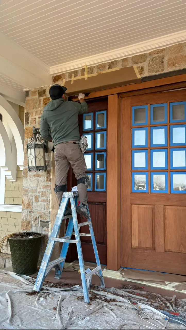 Before - Door Painting